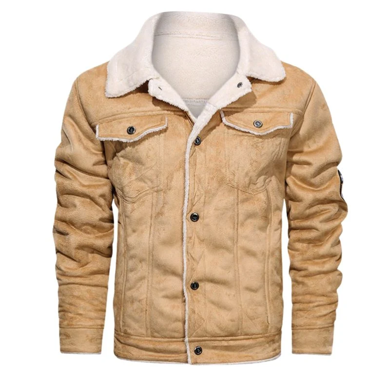 Vintage Motorrad Ledermantel