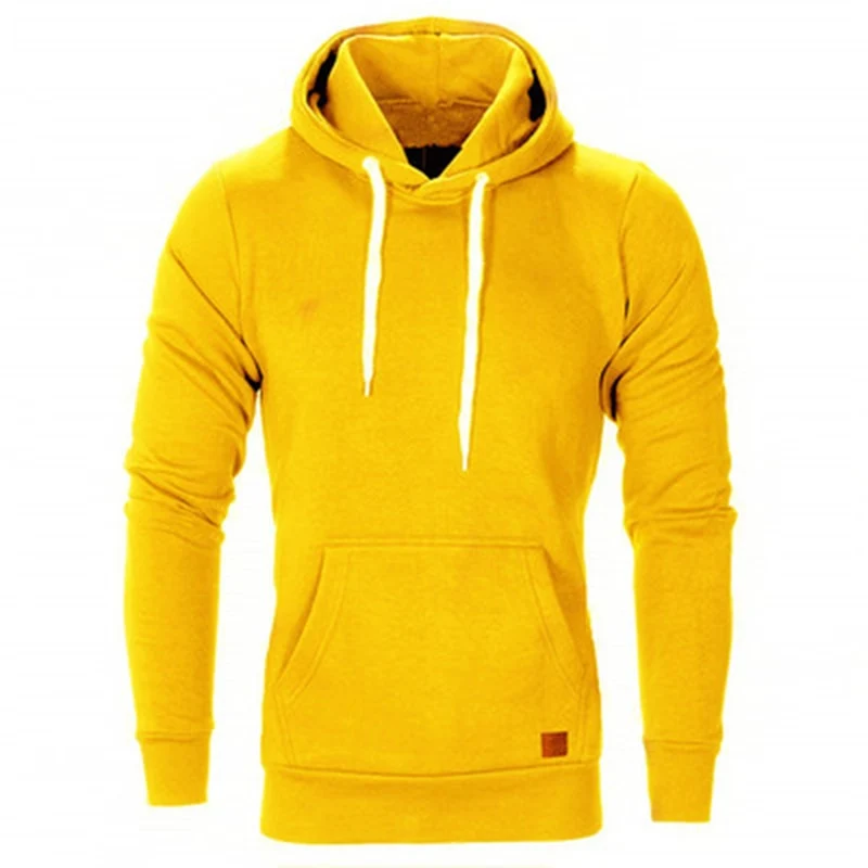 Gelbes Vintage Herren Sweatshirt