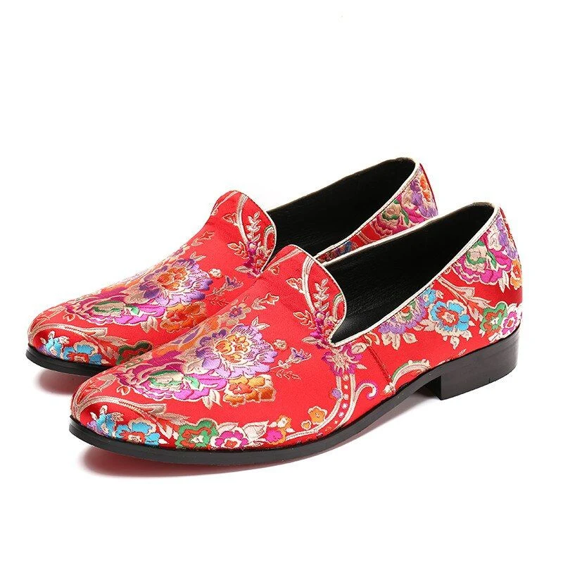 Roter Retro-Schuh