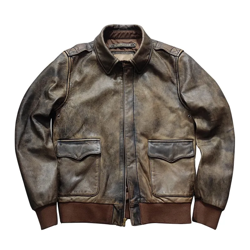 Vintage Chevignon Lederjacke