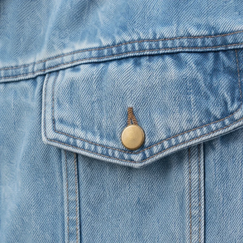 Übergroße Vintage-Jeansjacke