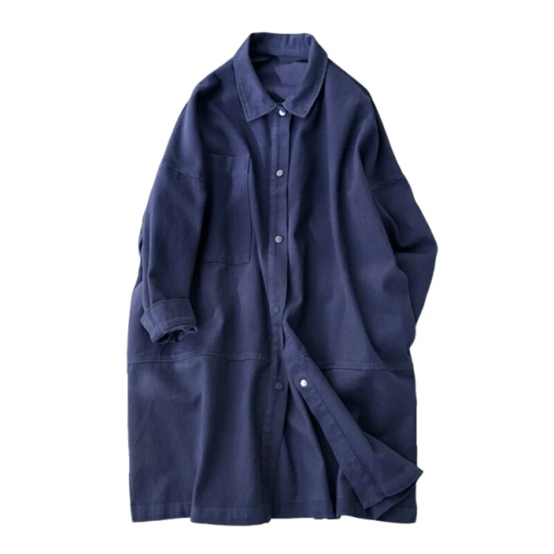 Vintage blaue Arbeitsjacke