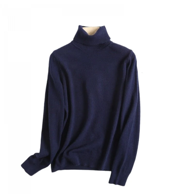 Vintage Damen Pullover in Marineblau