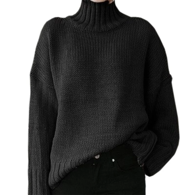 Vintage-Rollkragenpullover für Damen
