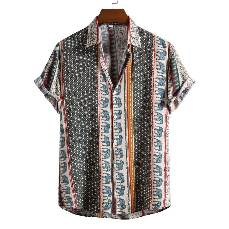Hemd mit Vintage-Print