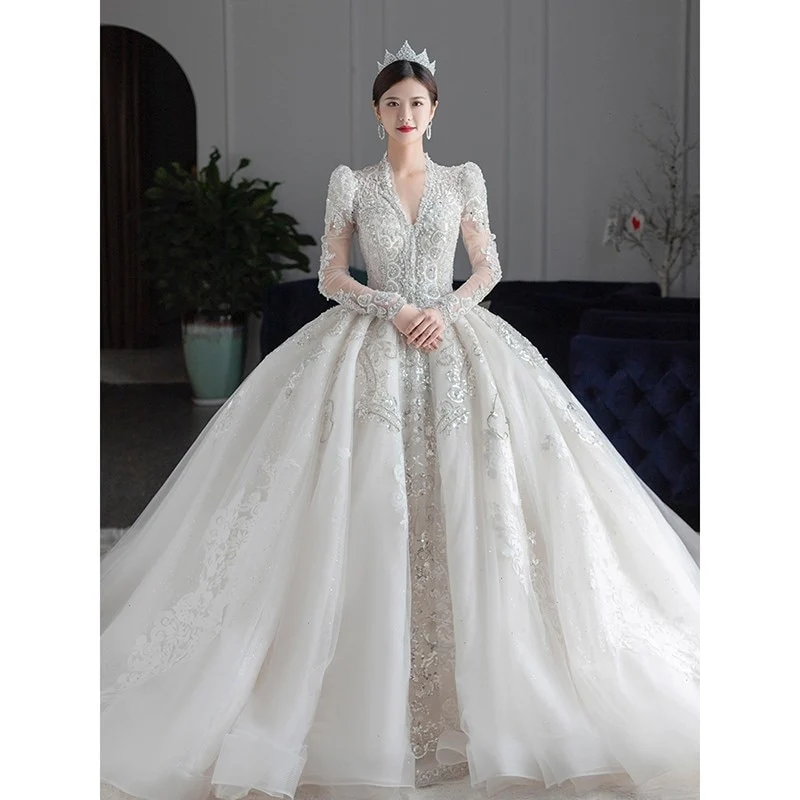 Winter Vintage Hochzeitskleid