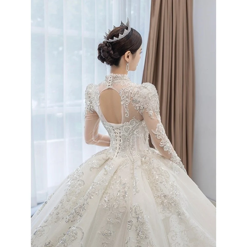 Winter Vintage Hochzeitskleid