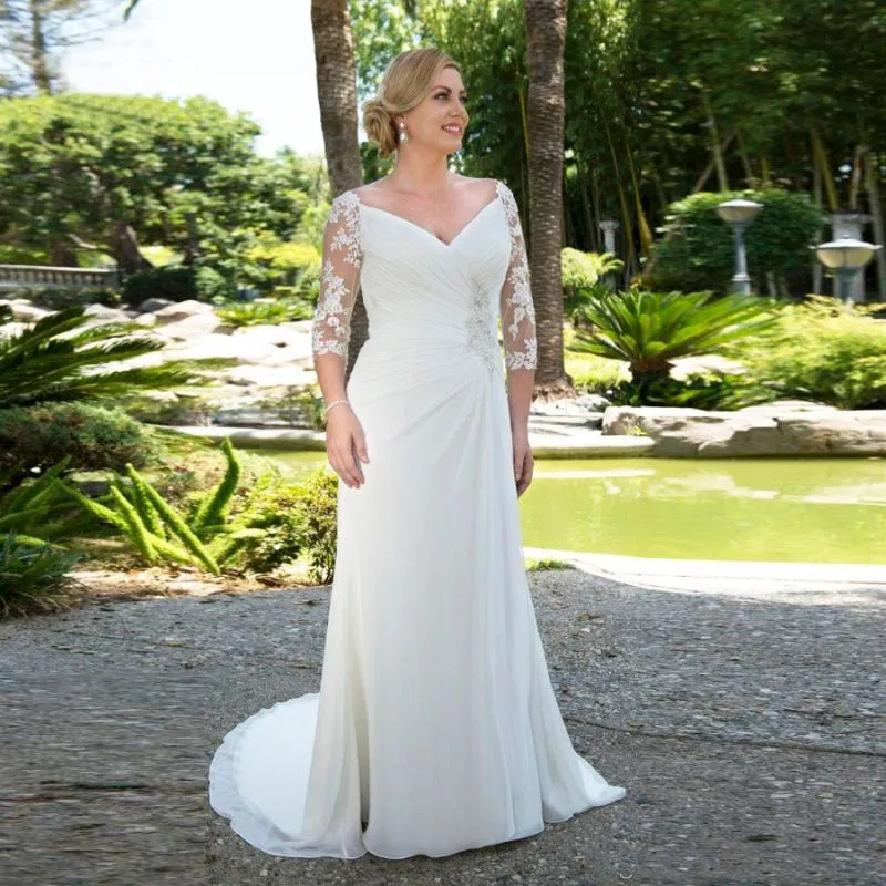 Vintage Plus Size Hochzeitskleid