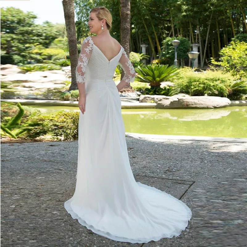 Vintage Plus Size Hochzeitskleid