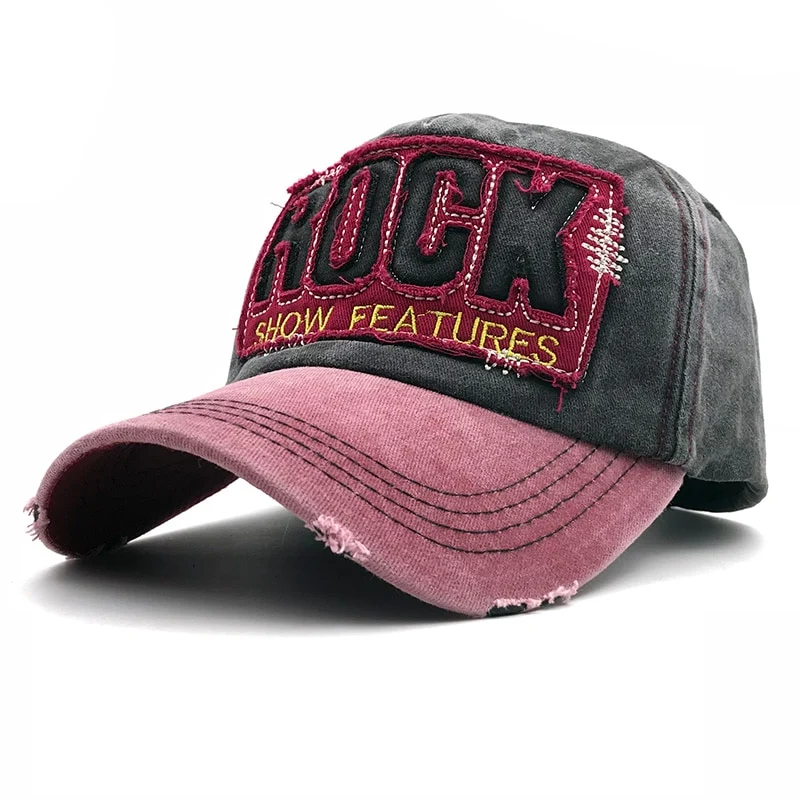Vintage-Rock-Baseball-Cap