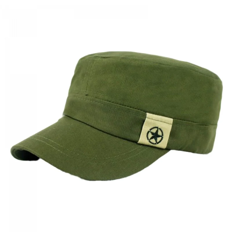 Vintage Militärgrüne Mütze