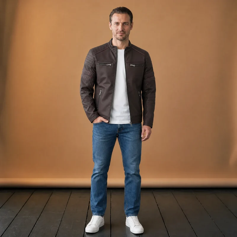 Vintage Textil-Motorradjacke
