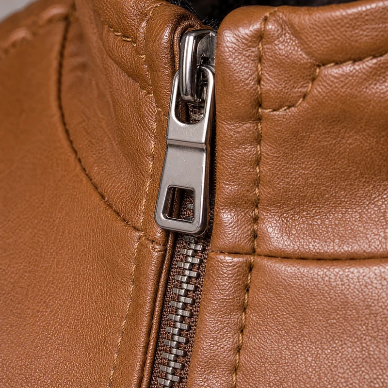 Vintage Motorrad-Lederjacke