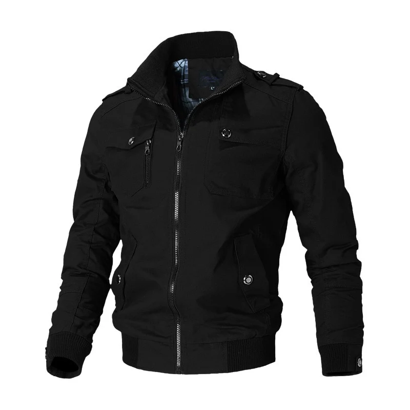 Vintage Winter-Motorradjacke