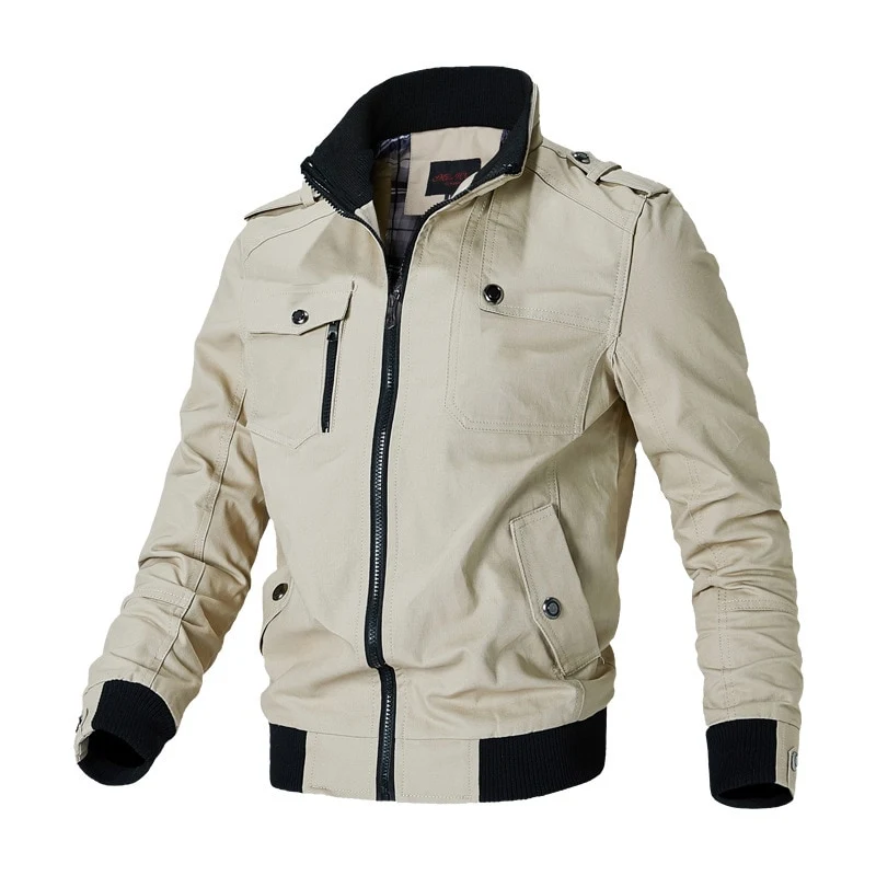 Vintage Winter-Motorradjacke