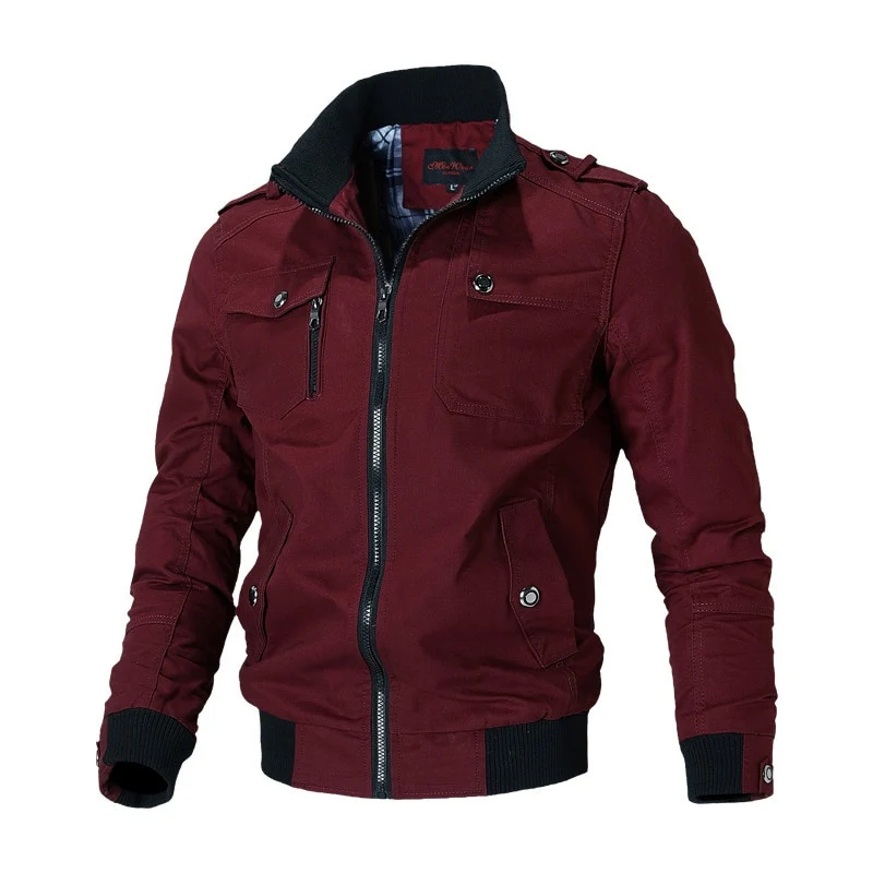 Vintage Winter-Motorradjacke