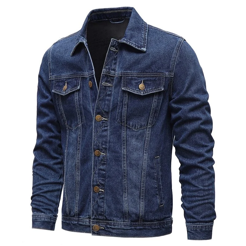 Vintage Motorrad Jeansjacke