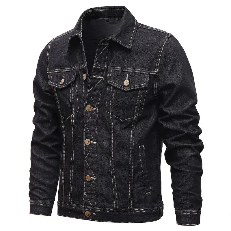 Vintage Motorrad Jeansjacke