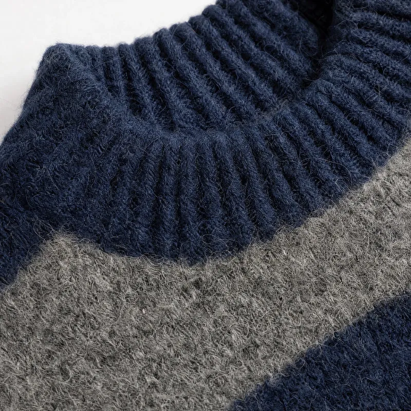 Großer Vintage Damen Wollpullover