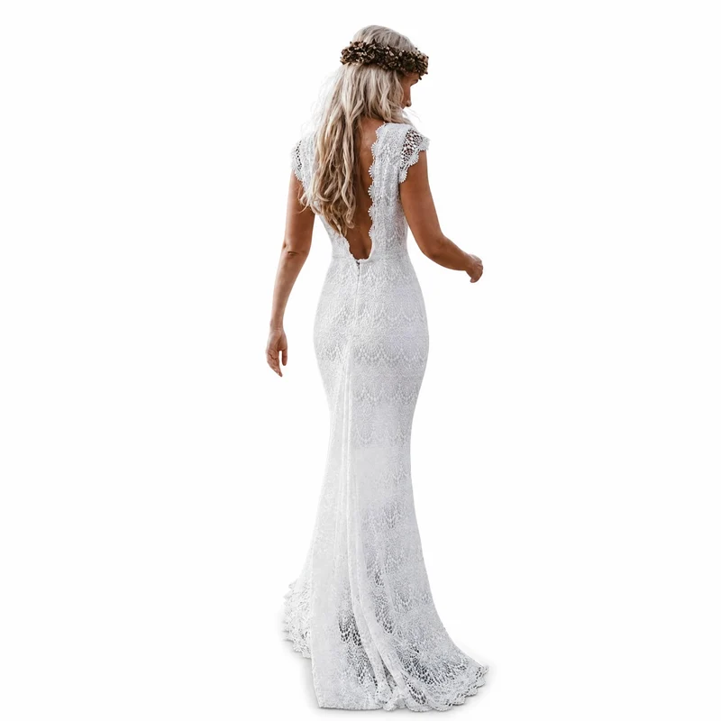 Vintage Gehäkeltes Hochzeitskleid
