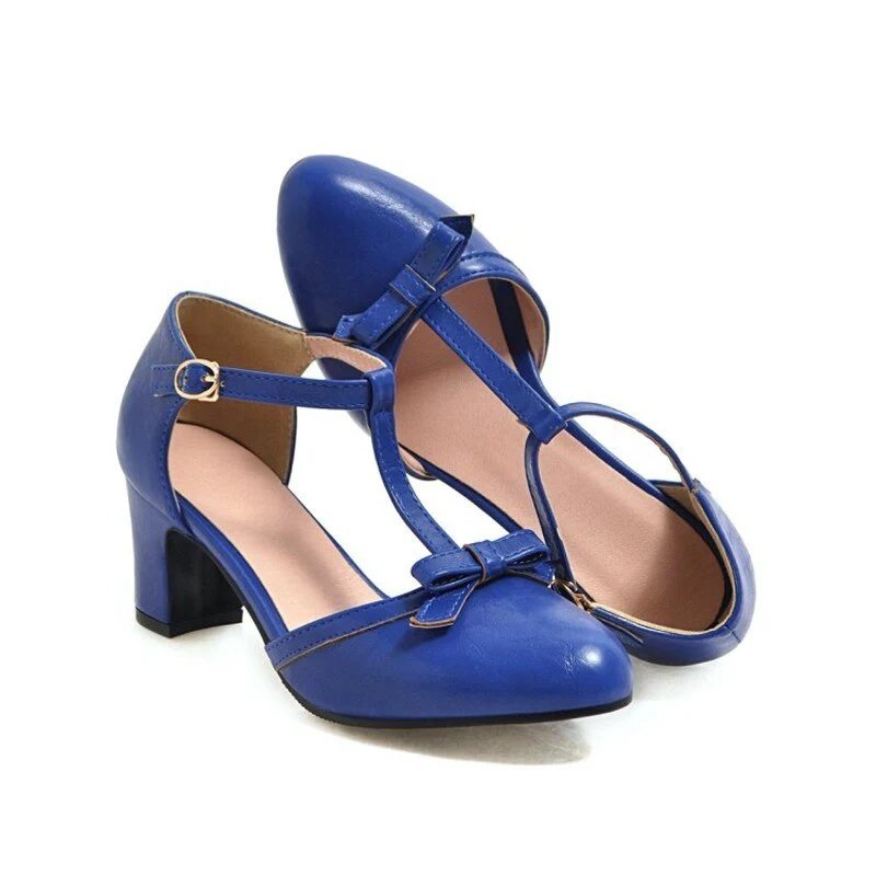 Vintage Blauer Damenschuh