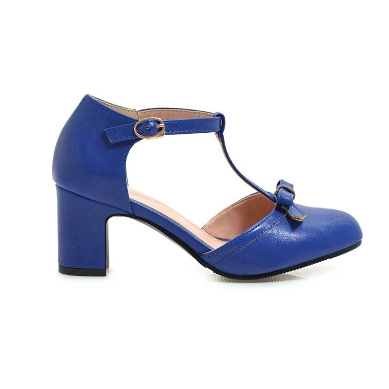 Vintage Blauer Damenschuh