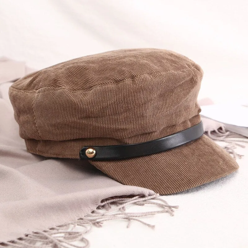 Vintage-Mütze im Matrosenstil für Damen