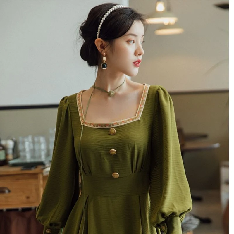 Vintage langes Kleid