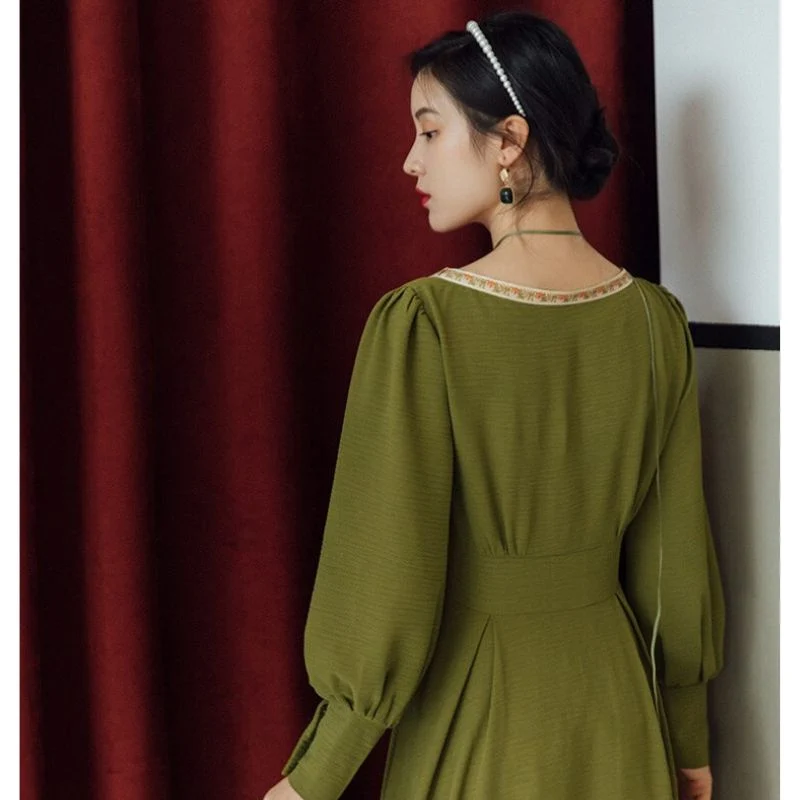 Vintage langes Kleid