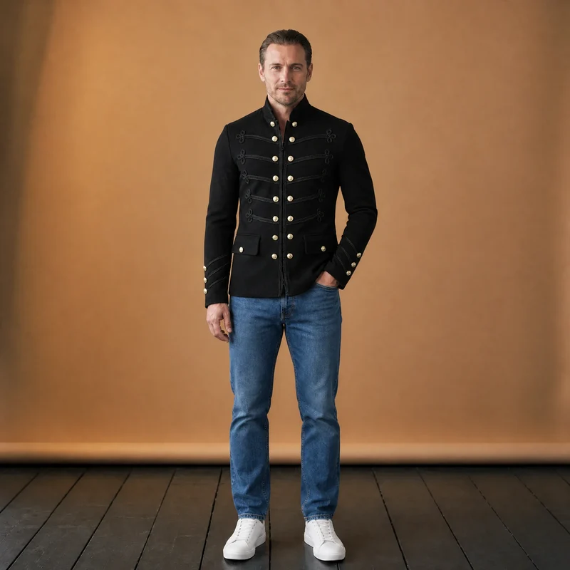 Vintage Herren-Offizierjacke