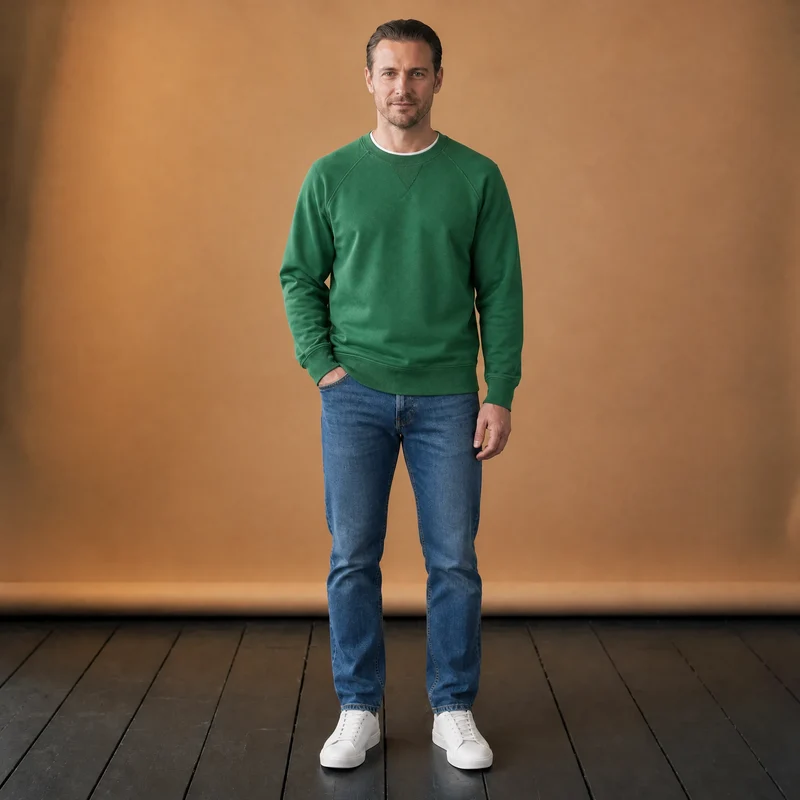 Vintage College-Sweatshirt