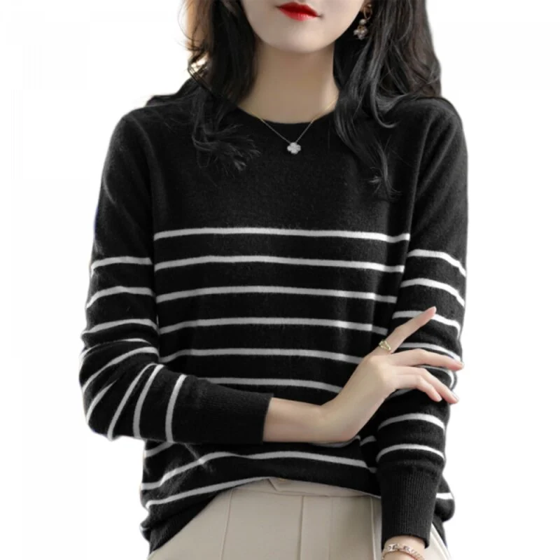 Gestreiftes Vintage-Sweatshirt für Damen