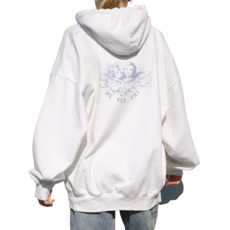 Damen-Sweatshirt mit Vintage-Stickerei