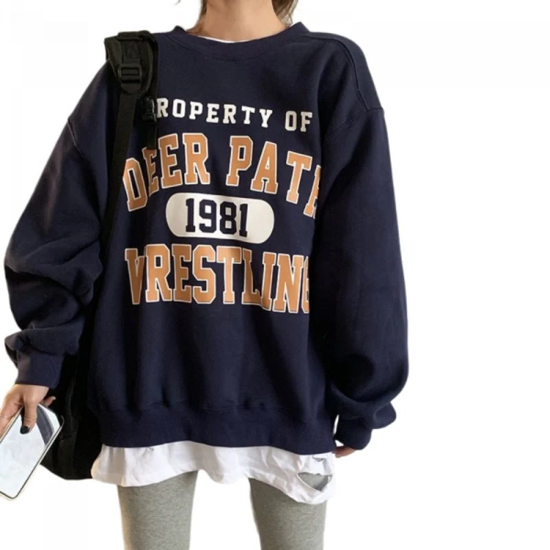 Damen-Sweatshirt in Vintage-Farbe