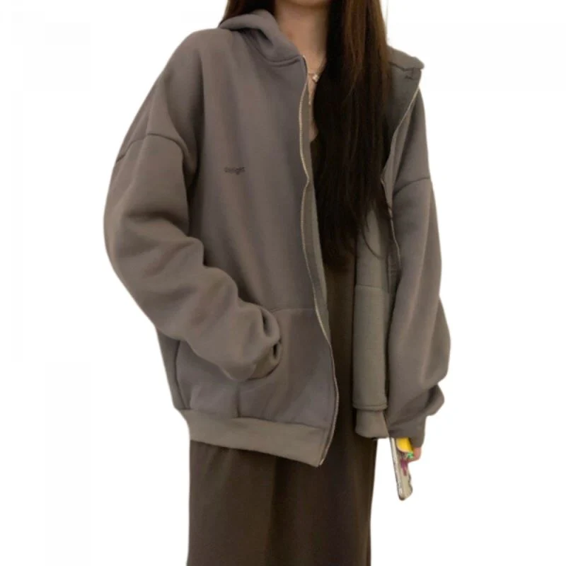 Vintage Damen Fleece Sweatshirt