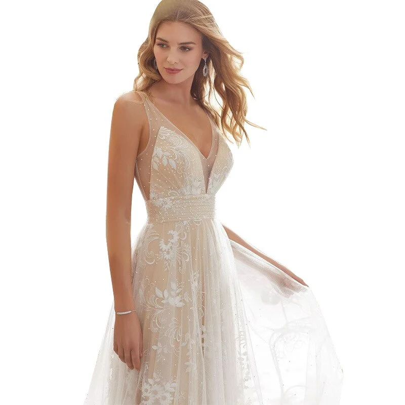 Romantisches Vintage-Hochzeitskleid