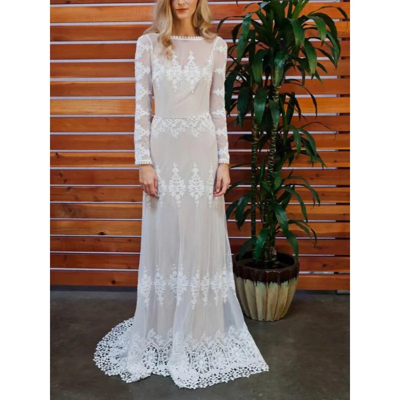 Vintage Boho Chic Hochzeitskleid
