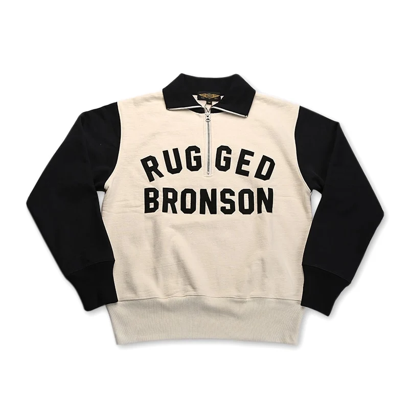 Vintage-Motorrad-Reißverschluss-Sweatshirt für Herren