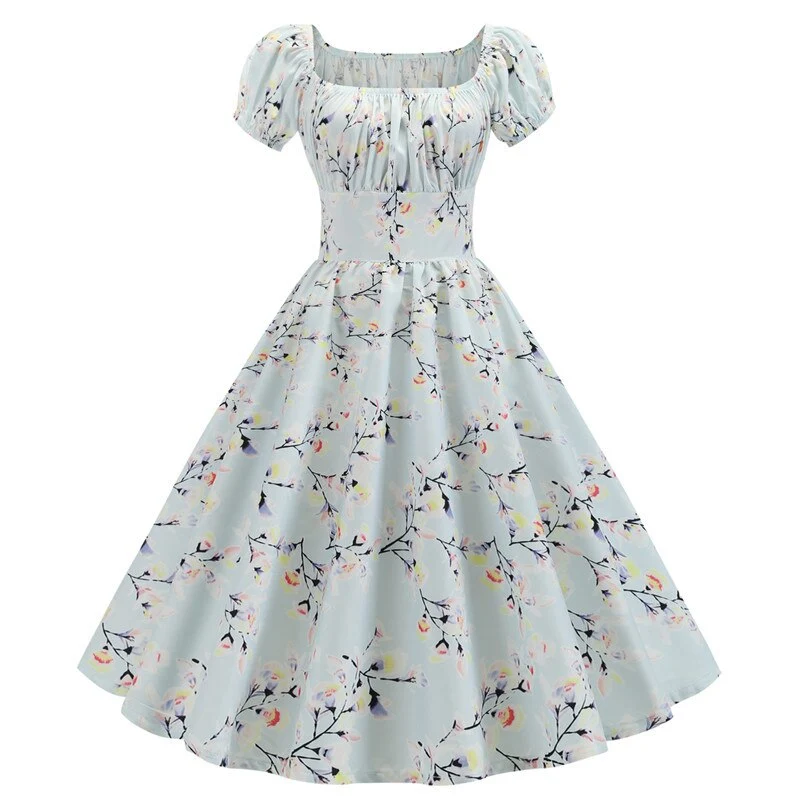 Mittellanges Vintage-Abendkleid aus den 60er Jahren