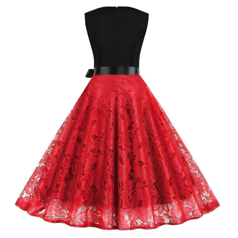 Retro Vintage Spitzenkleid