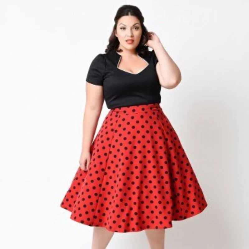 Vintage-Kleid in Übergröße