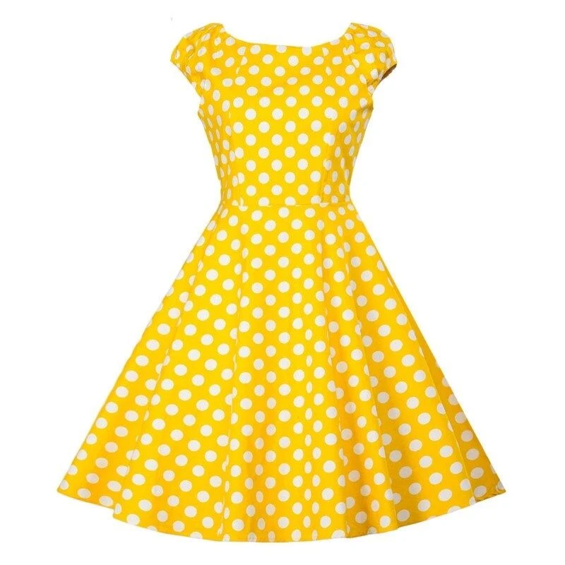 Vintage 60er Jahre Kleid Gold