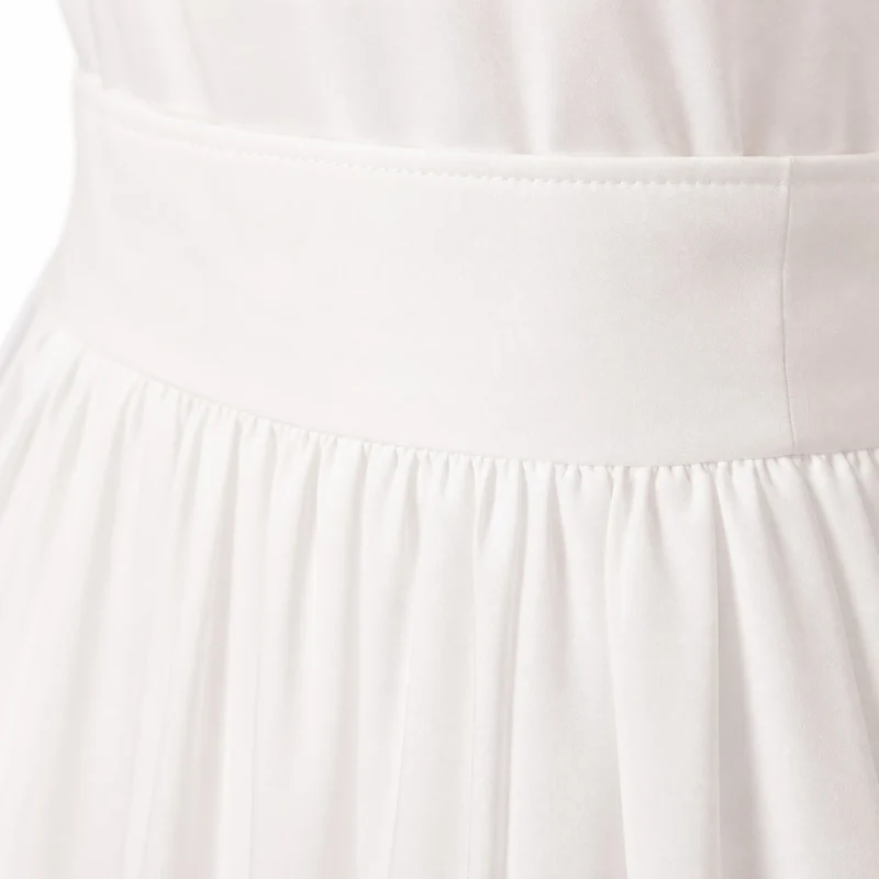 Weißes 60er-Jahre-Vintage-Kleid