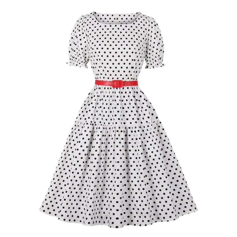 60er Jahre Sekretär Vintage Sommerkleid