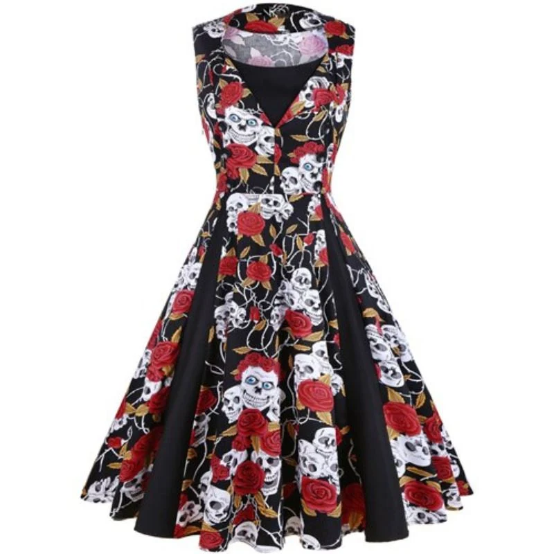 Vintage 50er Jahre Blumenkleid