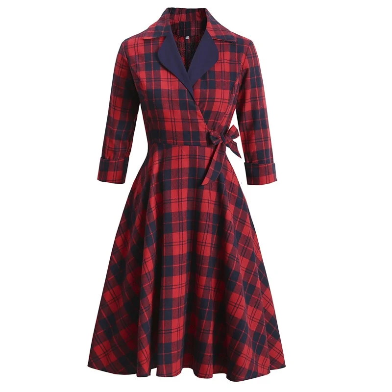 Vintage Winterkleid 50
