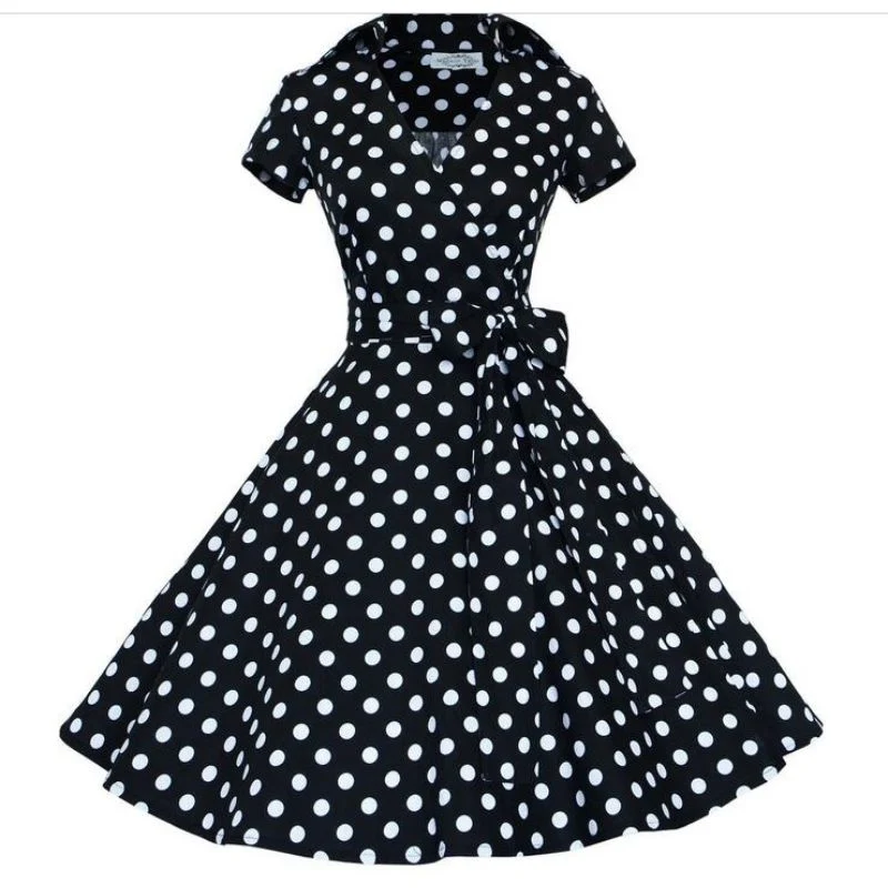 Vintage-Retro-Kleid für Damen