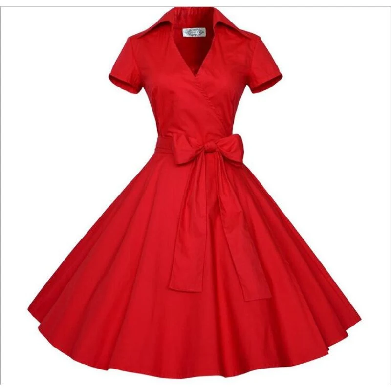 Vintage-Retro-Kleid für Damen