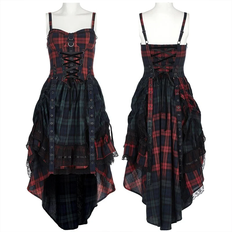 Vintage 1950er Jahre Gothic Kleid