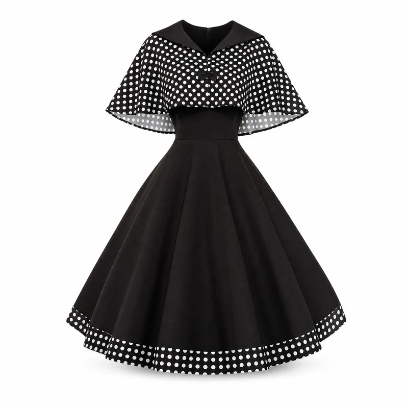 50er Jahre Vintage Rockkleid